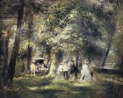 Pierre Renoir Inthe St Cloud Park Sweden oil painting artist
